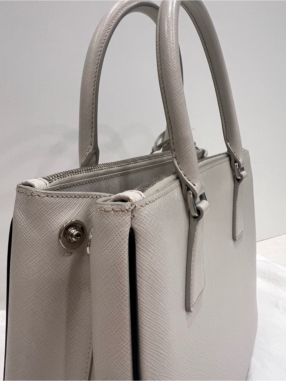 Prada Galleria Saffiano Leather Handbag - Picture 12 of 14